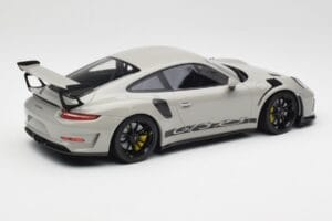 Porsche 911 991.2 GT3 RS Chalk Wording Schwarze Felgen Minichamps 1:18 153068230 Metall — Bild 2 von 6