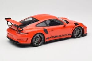 Porsche 911 991.2 GT3 RS Lava Orange & Silberne Felgen Minichamps 1:18 155068225 Metall — Bild 2 von 6