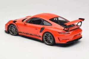 Porsche 911 991.2 GT3 RS Lava Orange & Silberne Felgen Minichamps 1:18 155068225 Metall — Bild 5 von 6