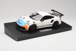 Porsche 911 991.2 GT3 RS Manthey Racing Weiß & Blau & Orange Minichamps 1:18 MR-911-GT3RS-1805 Metall — Bild 2 von 6