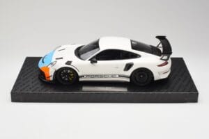 Porsche 911 991.2 GT3 RS Manthey Racing Weiß & Blau & Orange Minichamps 1:18 MR-911-GT3RS-1805 Metall