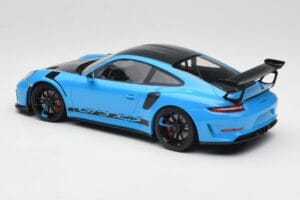 Porsche 911 991.2 GT3 RS Miami Blau Weissach Package & Schwarze Magnesium Räder Minichamps 1:18 153068231 Metall — Bild 5 von 6