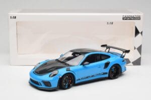 Porsche 911 991.2 GT3 RS Miami Blau Weissach Package & Schwarze Magnesium Räder Minichamps 1:18 153068231 Metall — Bild 6 von 6