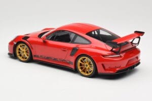 Porsche 911 991.2 GT3 RS Rot mit Goldenen Felgen Minichamps 1:18 155068220 Metall — Bild 5 von 6