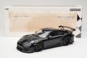 Porsche 911 991.2 GT3 RS Weissach Package Schwarz Mit Schwarzen Felgen Minichamps 1:18 153068321 Metall — Bild 6 von 6