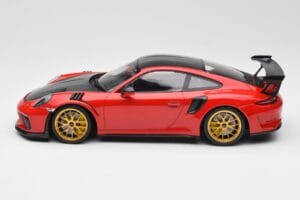 Porsche 911 991.2 GT3 RS Weissach Package Guards Red Goldene Magnesium Felgen Minichamps 1:18 153068236 Metall — Bild 3 von 6