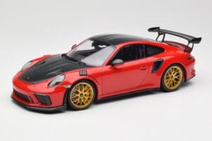 Porsche 911 991.2 GT3 RS Weissach Package Guards Red Goldene Magnesium Felgen Minichamps 1:18 153068236 Metall