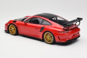 Porsche 911 991.2 GT3 RS Weissach Package Guards Red Goldene Magnesium Felgen Minichamps 1:18 153068236 Metall — Bild 5 von 6