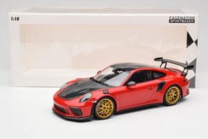 Porsche 911 991.2 GT3 RS Weissach Package Guards Red Goldene Magnesium Felgen Minichamps 1:18 153068236 Metall — Bild 6 von 6