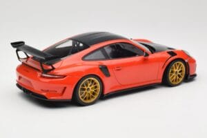 Porsche 911 991.2 GT3 RS Weissach Package Lava Orange Goldene Magnesium Felgen Minichamps 1:18 153068227 Metall — Bild 2 von 6