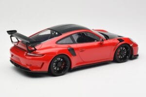 Porsche 911 991.2 GT3 RS Weissach Package Rot mit Schwarzen Felgen Minichamps 1:18 155068230 Metall — Bild 2 von 6