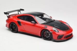 Porsche 911 991.2 GT3 RS Weissach Package Rot mit Schwarzen Felgen Minichamps 1:18 155068230 Metall — Bild 4 von 6