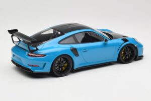 Porsche 911 991.2 GT3 RS Weissach Package Shark Blue Schwarze Magnesium Felgen Minichamps 1:18 153068224 Metall — Bild 2 von 6