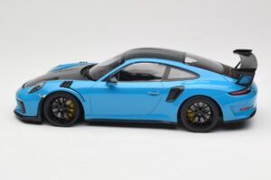 Porsche 911 991.2 GT3 RS Weissach Package Shark Blue Schwarze Magnesium Felgen Minichamps 1:18 153068224 Metall — Bild 3 von 6