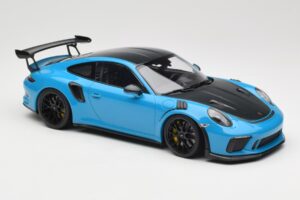 Porsche 911 991.2 GT3 RS Weissach Package Shark Blue Schwarze Magnesium Felgen Minichamps 1:18 153068224 Metall — Bild 4 von 6