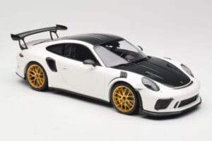 Porsche 911 991.2 GT3 RS Weissach Package Weiß Goldene Magnesium Felgen Minichamps 1:18 153068238 Metall — Bild 4 von 6