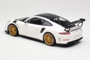 Porsche 911 991.2 GT3 RS Weissach Package Weiß Goldene Magnesium Felgen Minichamps 1:18 153068238 Metall — Bild 5 von 6