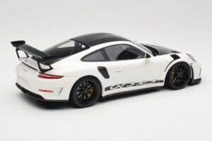 Porsche 911 991.2 GT3 RS Weissach Package Weiß Wording Schwarze Magnesium Felgen Minichamps 1:18 153068225 Metall — Bild 2 von 6