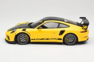 Porsche 911 991.2 GT3 RS Gelb Weissach Package Platinum Wheels Minichamps 1:18 155068221 Metall — Bild 3 von 6