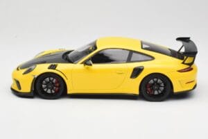 Porsche 911 991.2 GT3 RS Gelb mit Schwarzen Felgen Minichamps 1:18 155068231 Metall — Bild 3 von 6