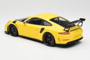 Porsche 911 991.2 GT3 RS Gelb mit Schwarzen Felgen Minichamps 1:18 155068231 Metall — Bild 5 von 6