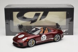 Porsche 911 991.2 Speedster Heritage Edition Cherry Metallic GT Spirit 1:18 GT929 Resin — Bild 6 von 6