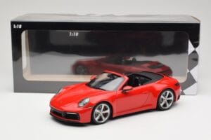 Porsche 911 992 Carrera 4S Cabriolet Rot Minichamps 1:18 155067331 Metall — Bild 6 von 6