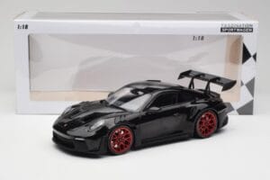 Porsche 911 992 GT3 RS Schwarz & Rote Räder & Schwarzes Dekor Minichamps 1:18 153062240 Metall — Bild 6 von 6