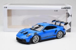 Porsche 911 992 GT3 RS Blau & Silberne Räder & Schwarzes Dekor Minichamps 1:18 153062234 Metall — Bild 6 von 6