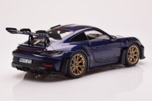 Porsche 911 992 GT3 RS Gentian Blau Metallic Norev 1:18 187363 Metall — Bild 3 von 8