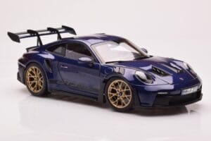 Porsche 911 992 GT3 RS Gentian Blau Metallic Norev 1:18 187363 Metall — Bild 6 von 8