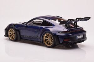 Porsche 911 992 GT3 RS Gentian Blau Metallic Norev 1:18 187363 Metall — Bild 7 von 8