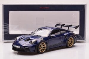 Porsche 911 992 GT3 RS Gentian Blau Metallic Norev 1:18 187363 Metall — Bild 8 von 8