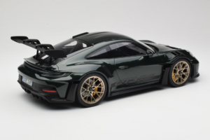 Porsche 911 992 GT3 RS Jet Green Metallic Black Norev 1:12 127532 Metall — Bild 2 von 6