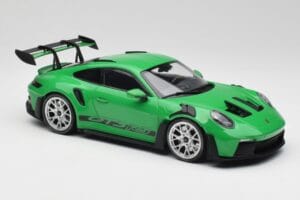Porsche 911 992 GT3 RS Python Grün & Silberne Räder & Schwarzes Dekor Minichamps 1:18 153062235 Metall — Bild 4 von 6