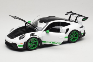 Porsche 911 992 GT3 RS Tribute to Carrera RS White Python Green Norev 1:18 187372 Metall — Bild 2 von 8