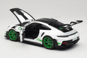 Porsche 911 992 GT3 RS Tribute to Carrera RS White Python Green Norev 1:18 187372 Metall — Bild 5 von 8
