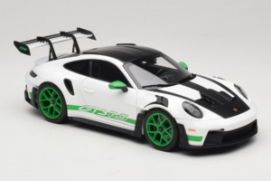 Porsche 911 992 GT3 RS Tribute to Carrera RS White Python Green Norev 1:18 187372 Metall — Bild 6 von 8