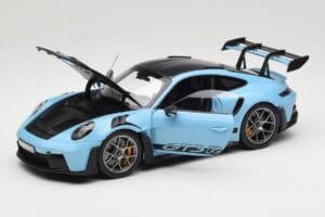 Porsche 911 992 GT3 RS Weissach Pack Gulf Blue Norev 1:18 187367 Metall — Bild 2 von 8