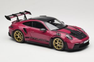 Porsche 911 992 GT3 RS Weissach Package Ruby Star Norev 1:18 187370 Metall — Bild 6 von 8
