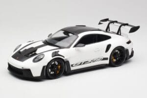 Porsche 911 992 GT3 RS Weiß & Schwarze Räder Minichamps 1:18 155062230 Metall
