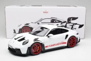 Porsche 911 992 GT3 RS Weiß & Pyro Rot Norev 1:12 127530 Metall — Bild 6 von 6