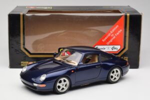 Porsche 911 993 Carrera Cup Blau Braccio & Gotz 1993 Bburago 1:18 3060-M1 Metall — Bild 8 von 8