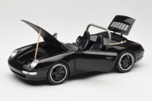 Porsche 911 993 Carrera Cabriolet Schwarz Bburago 1:18 3090-M1 Metall — Bild 2 von 8