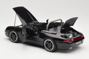 Porsche 911 993 Carrera Cabriolet Schwarz Bburago 1:18 3090-M1 Metall — Bild 5 von 8