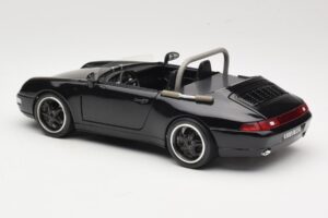 Porsche 911 993 Carrera Cabriolet Schwarz Bburago 1:18 3090-M1 Metall — Bild 7 von 8