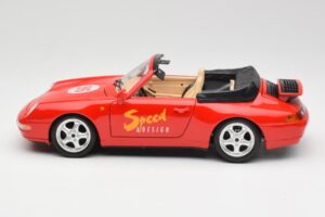 Porsche 911 993 Carrera Cabriolet Rot Bburago 1:18 3090 Metall — Bild 4 von 8