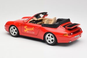 Porsche 911 993 Carrera Cabriolet Rot Bburago 1:18 3090 Metall — Bild 7 von 8