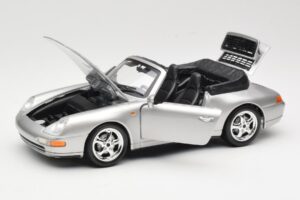 Porsche 911 993 Carrera Cabriolet Silber Bburago 1:18 18-12039 Metall — Bild 2 von 8