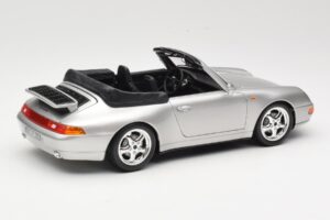 Porsche 911 993 Carrera Cabriolet Silber Bburago 1:18 18-12039 Metall — Bild 3 von 8